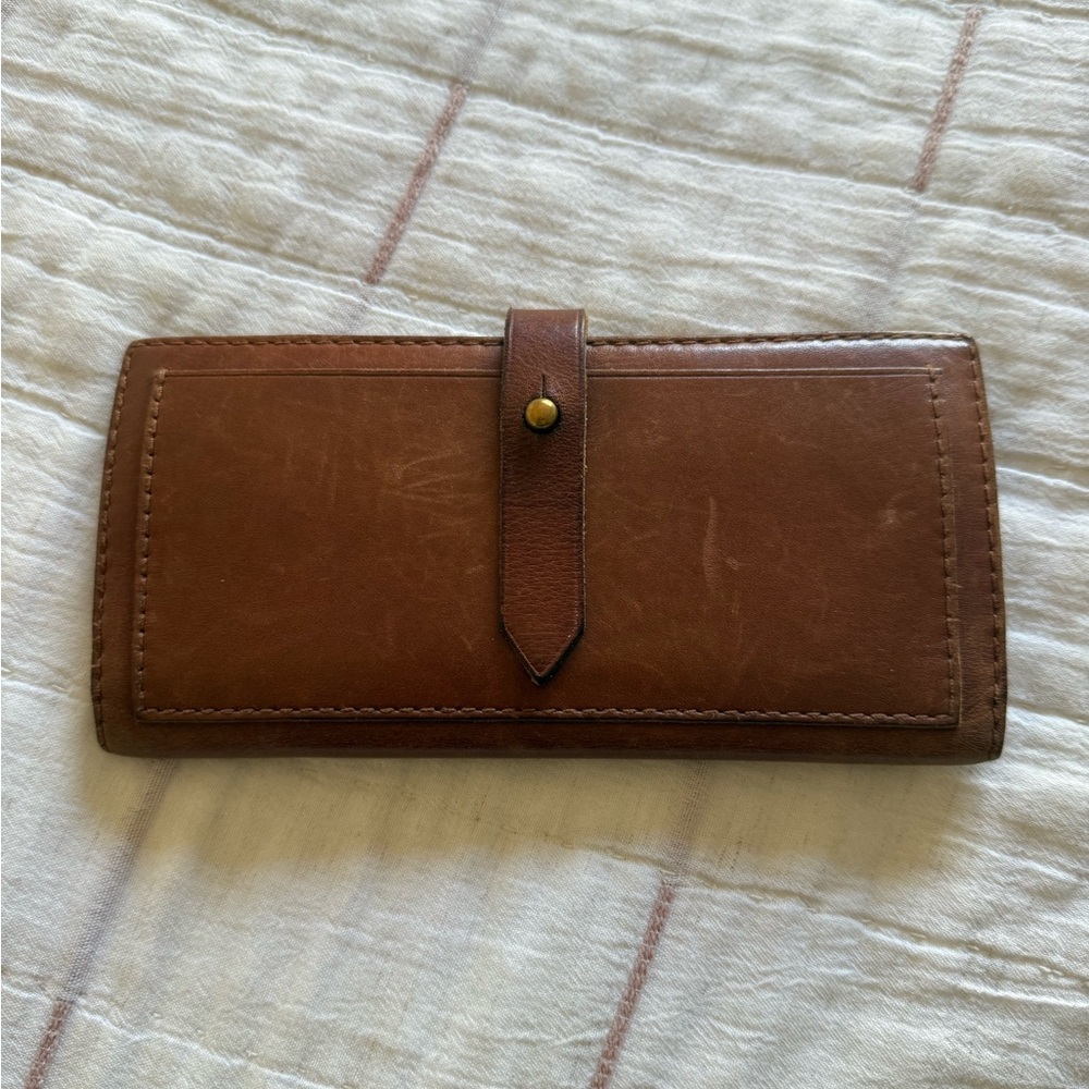 Madewell Tan Leather Card Holder